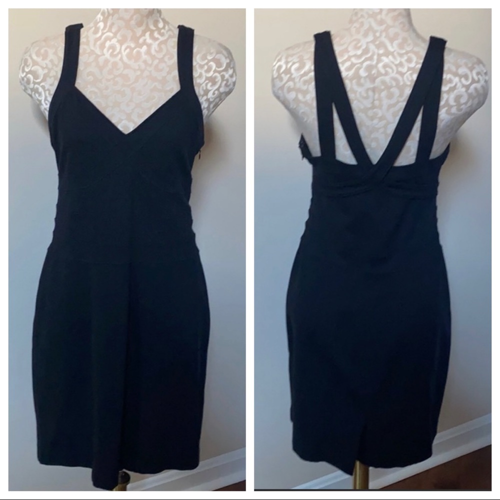 Express The Little Black Stappy Dress